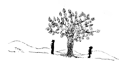 秋の一日のイラスト